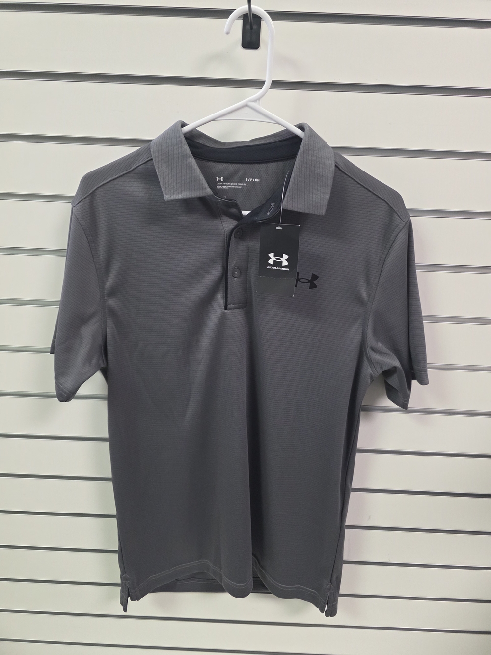 Under Armour Men's Charcoal Performance Polo